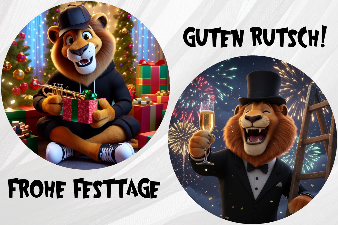 Löwenguter Rutsch!