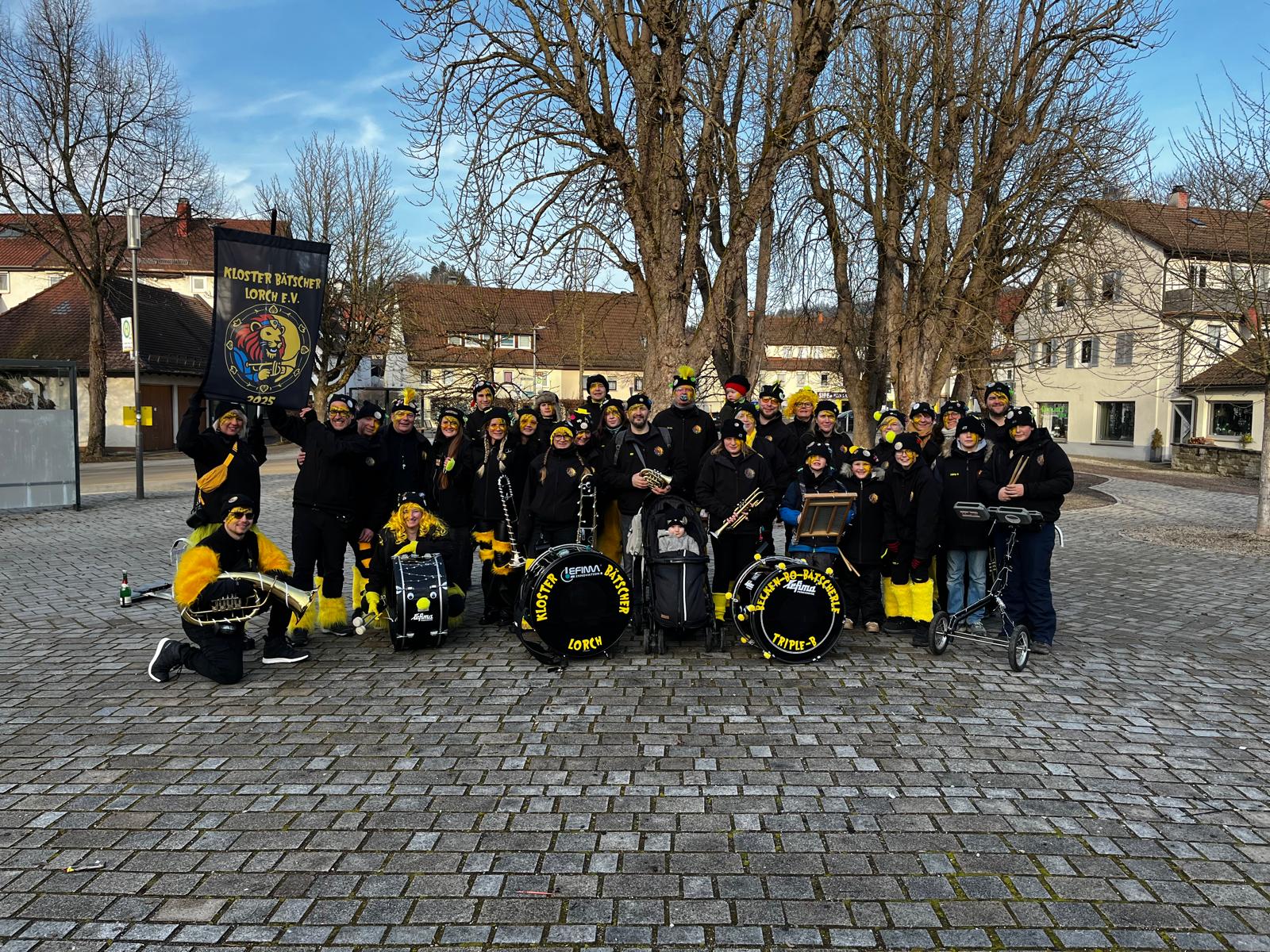 Bei der Aufstellung am Oriaplatz