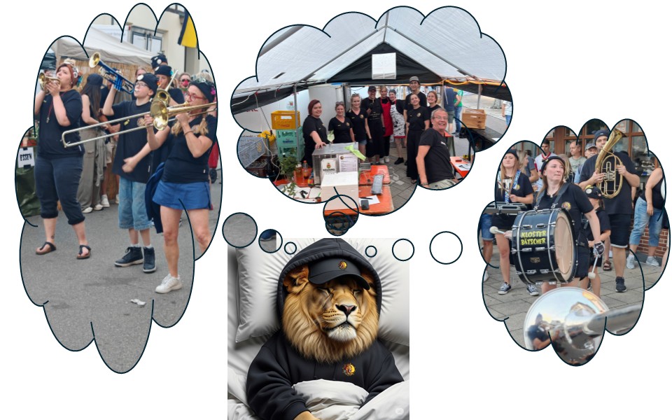 Löwenmarkt mit Löwe